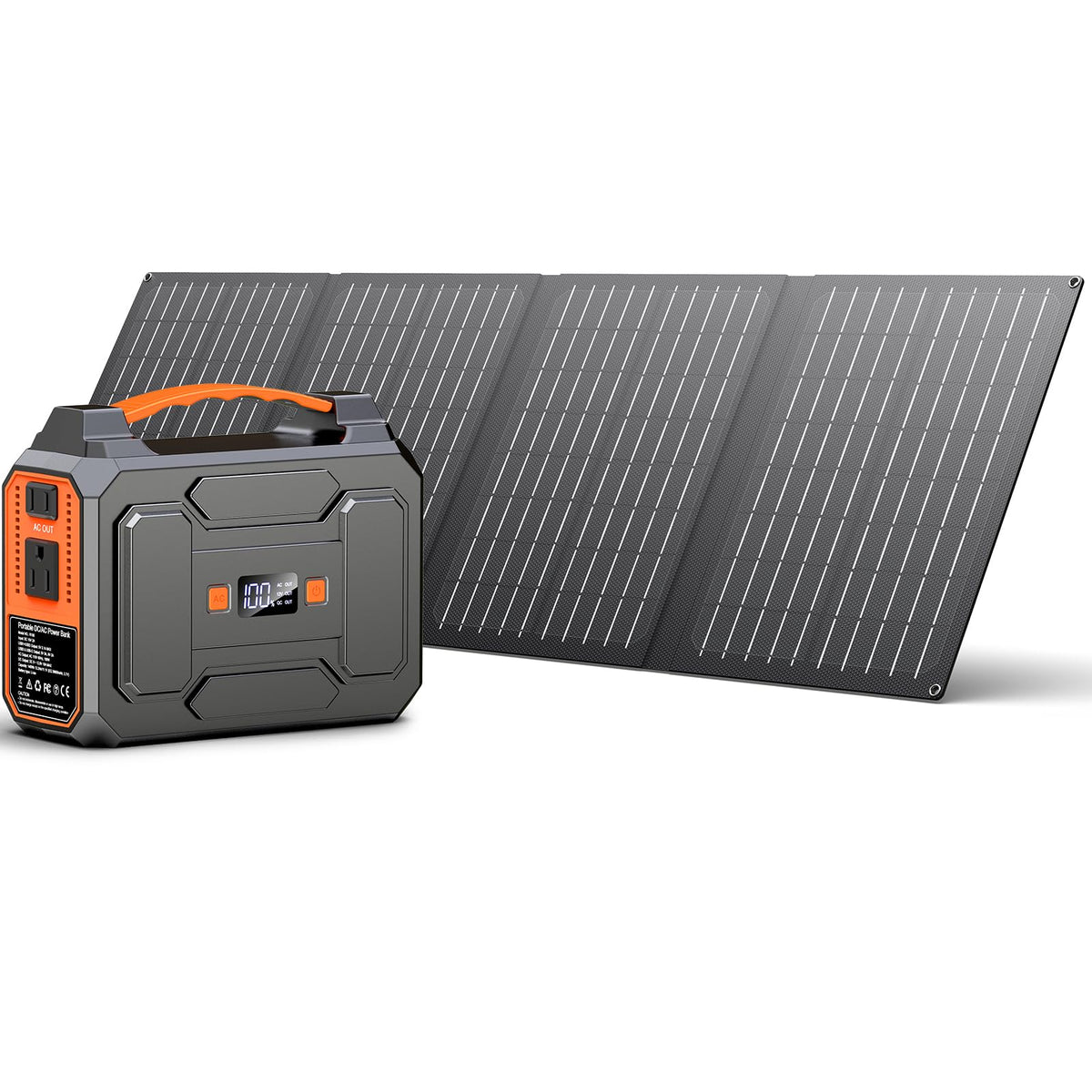 Apowking 40W solar panel included powers the unit outdoors.