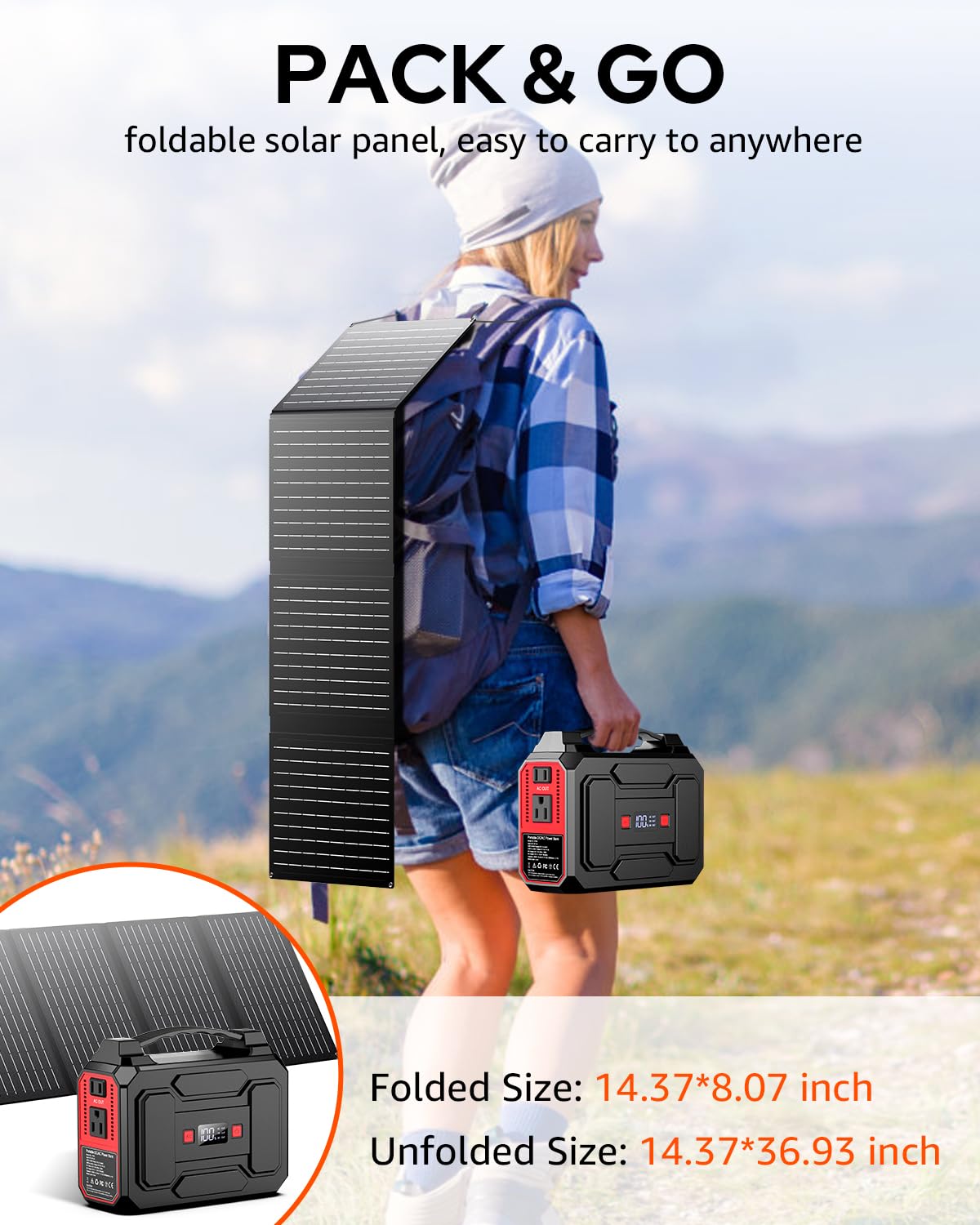 Apowking dual LED flashlight mode supports night use during trips and outages