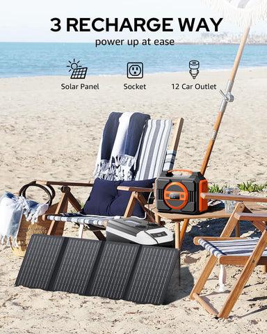Apowking HP200L dual AC outlets for silent household and outdoor use