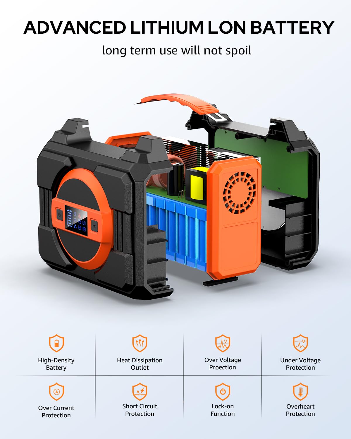 Apowking included accessories simplify setup and charging on outdoor trips.