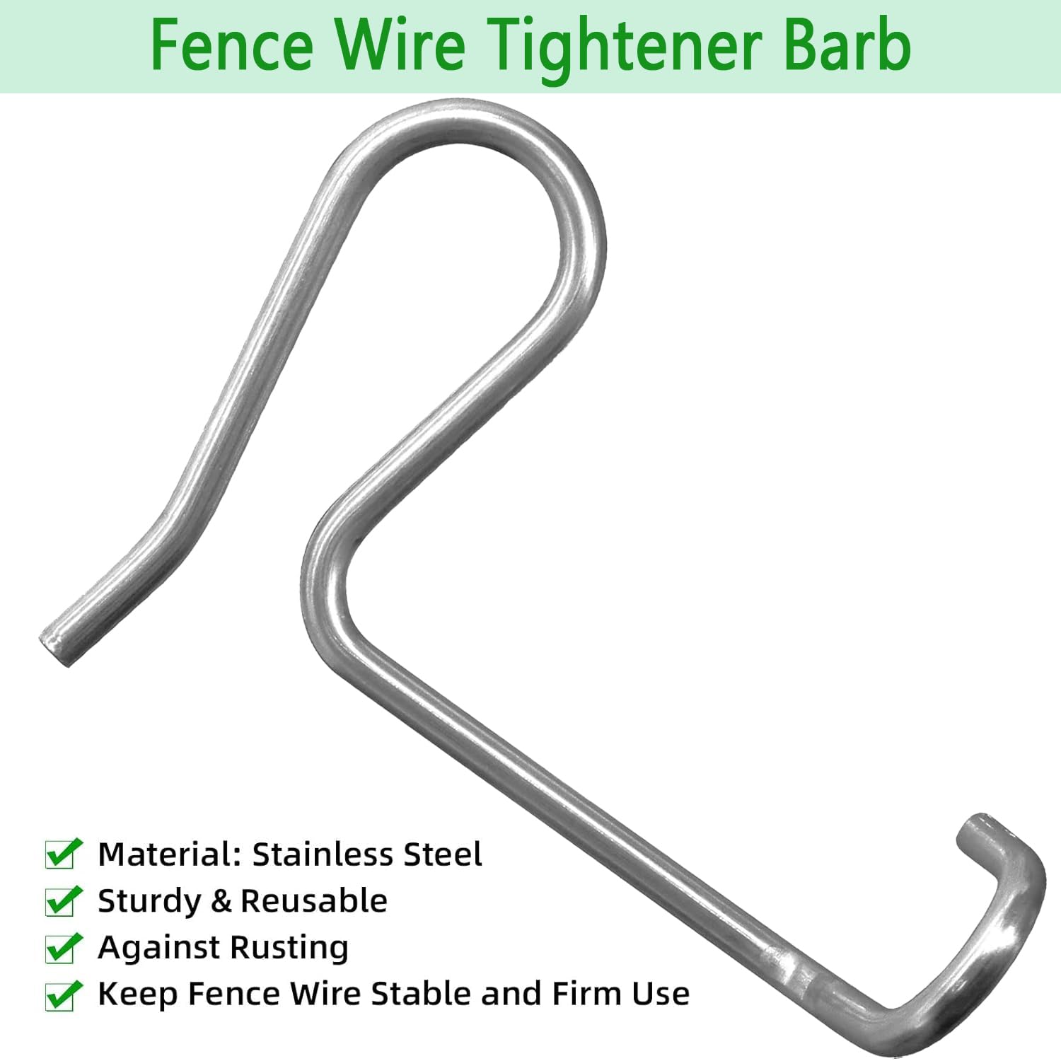 Appacare barb wire tensioner in stainless steel for durable tension