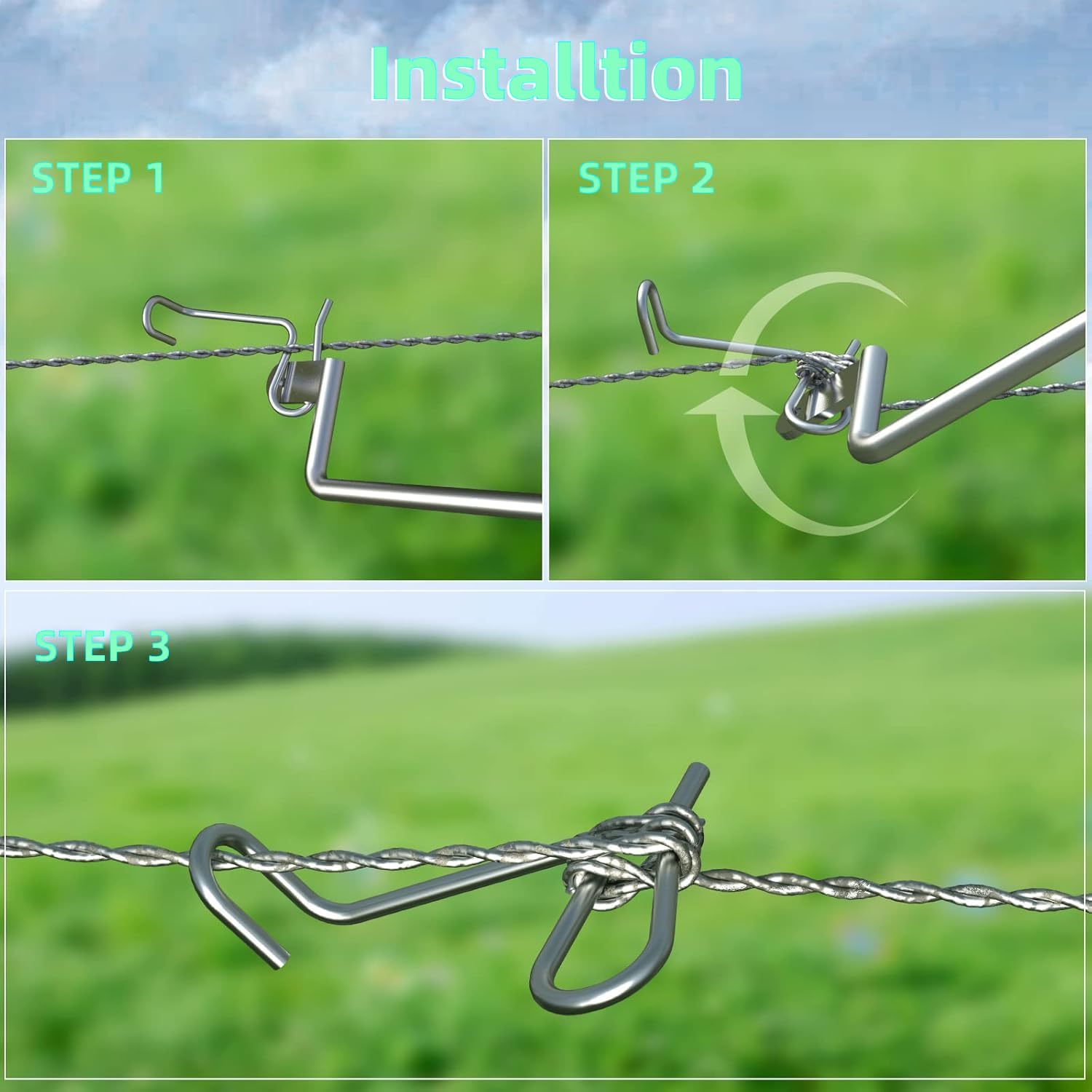 Appacare fence repair tool in stainless steel for field use