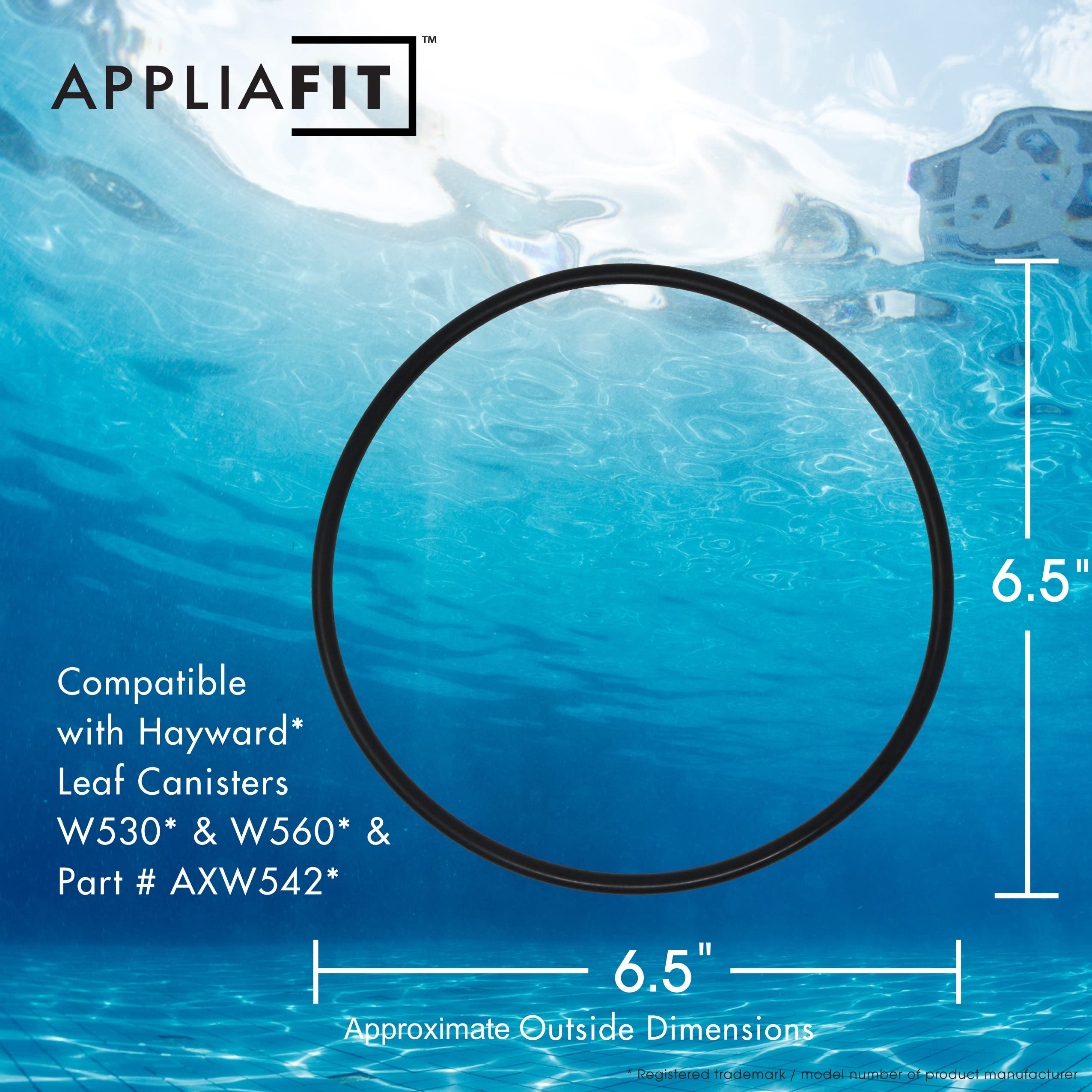 AppliaFit o-ring on W530 lid enables consistent pool operation.