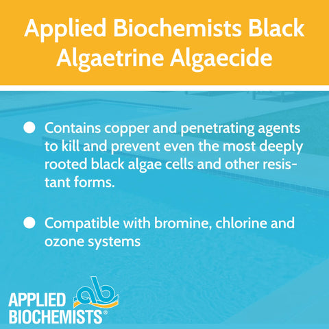 Applied Biochemists Black Algaetrine deposit control action in progress
