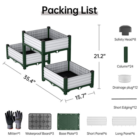 AprilGarden easy assembly with clear instructions and tool-free setup.