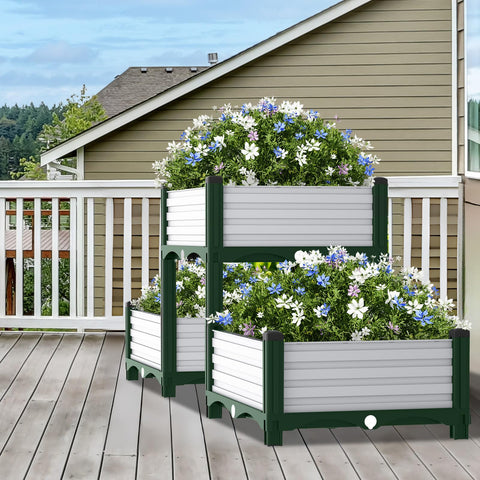 AprilGarden modular planter system enables quick rearrangements and expansion.
