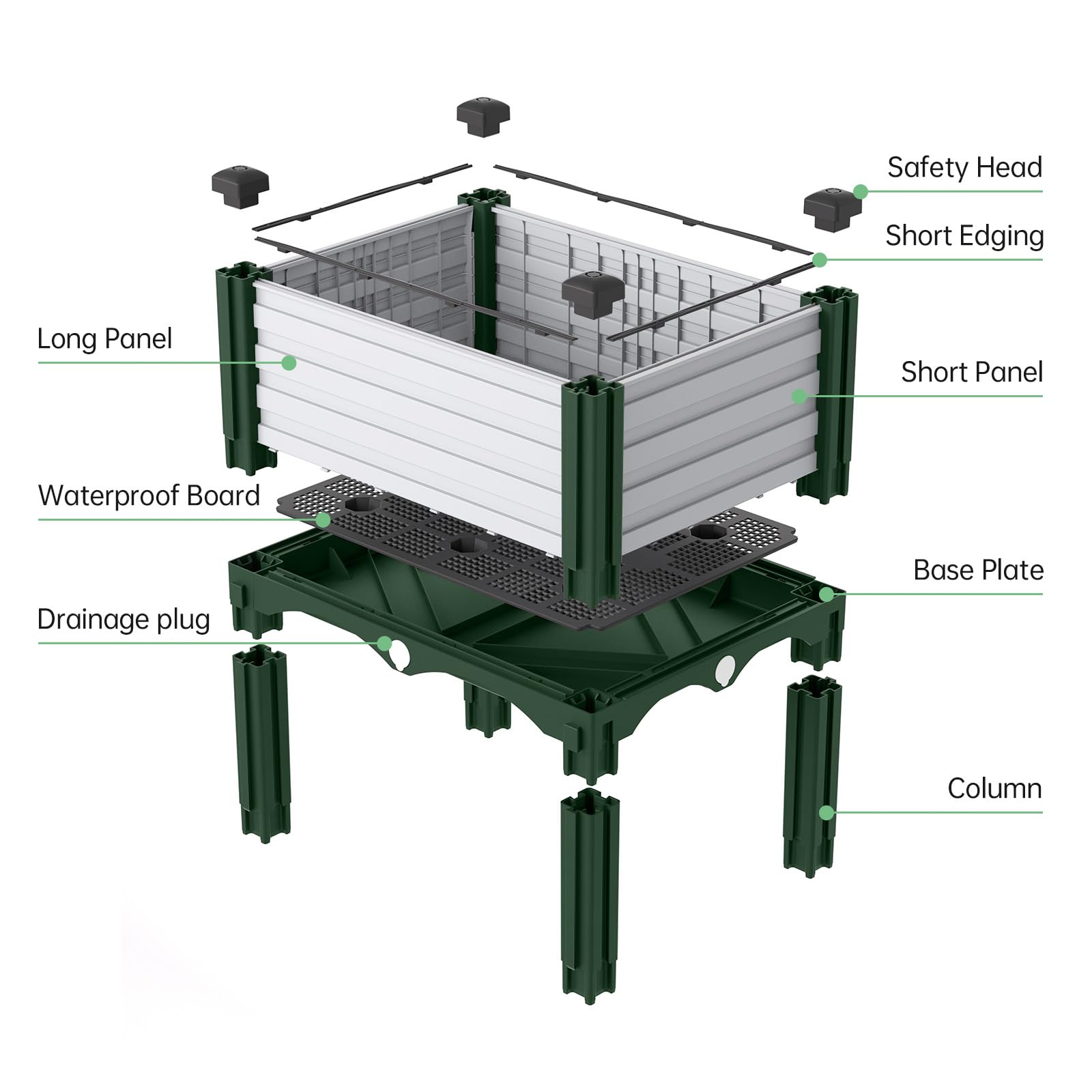 AprilGarden urban garden solution fits balconies, rooftops, and patios.