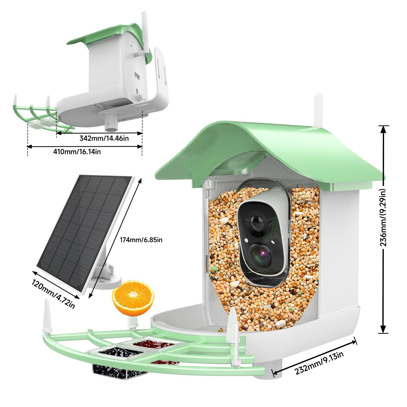 Aprilmin Smart Bird Feeder makes a thoughtful gift for bird lovers.