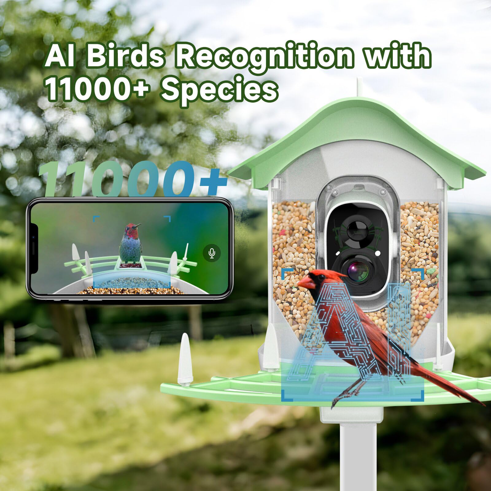 Aprilmin SD card storage shown—secure clips for later viewing.
