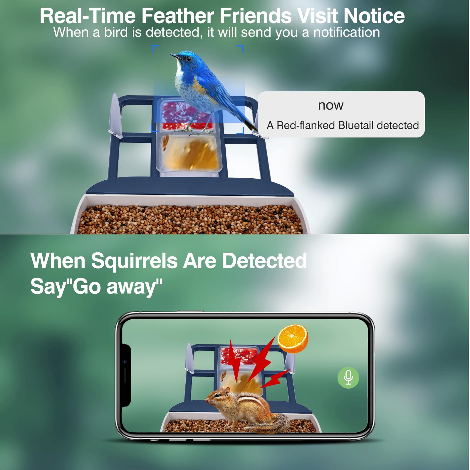 Aprilmin solar panel and battery pack enables weatherproof off-grid bird monitoring.