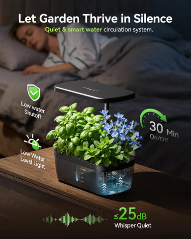 Aptvis transparent water level window makes refills simple and quick