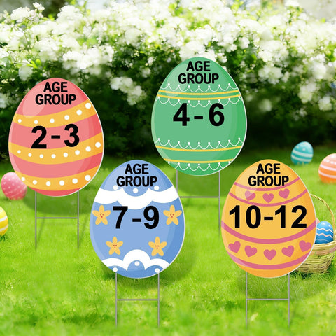 APUDWN Easter egg sign with vivid graphics for bright outdoor displays