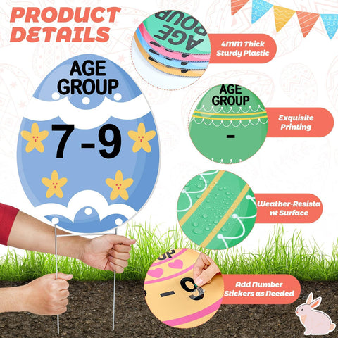 APUDWN vinyl number stickers 0–9 enable flexible age divisions