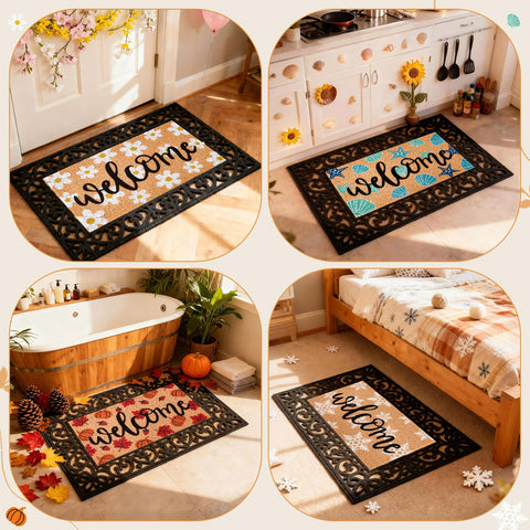 APUDWN pet-friendly entry mat ideal for mud control at the door