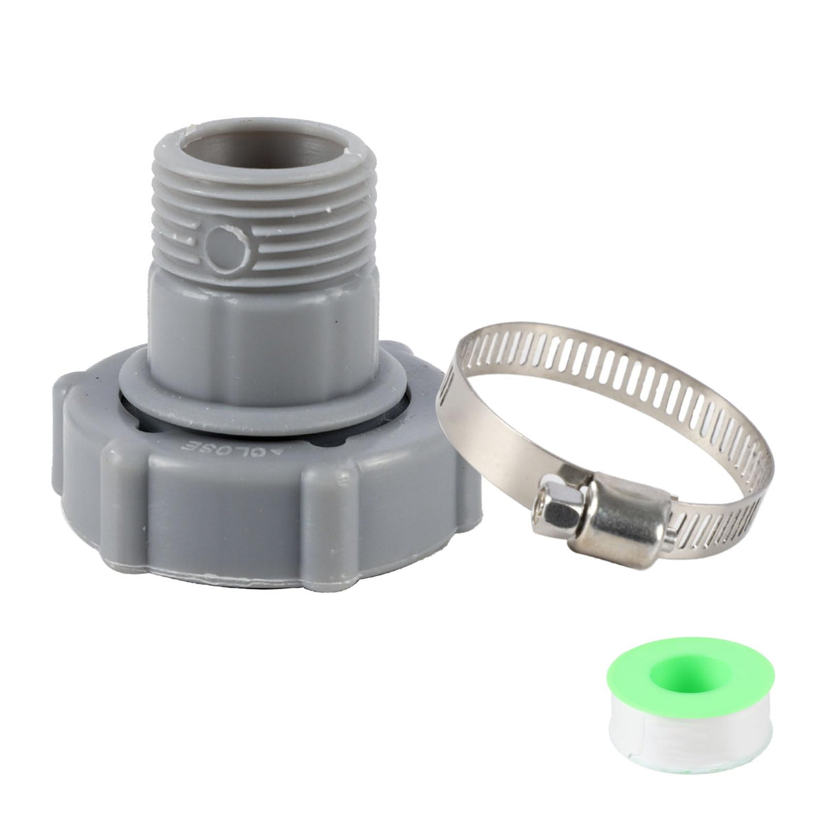 APVOK pool drain bottom connector secures hose for easy water changes