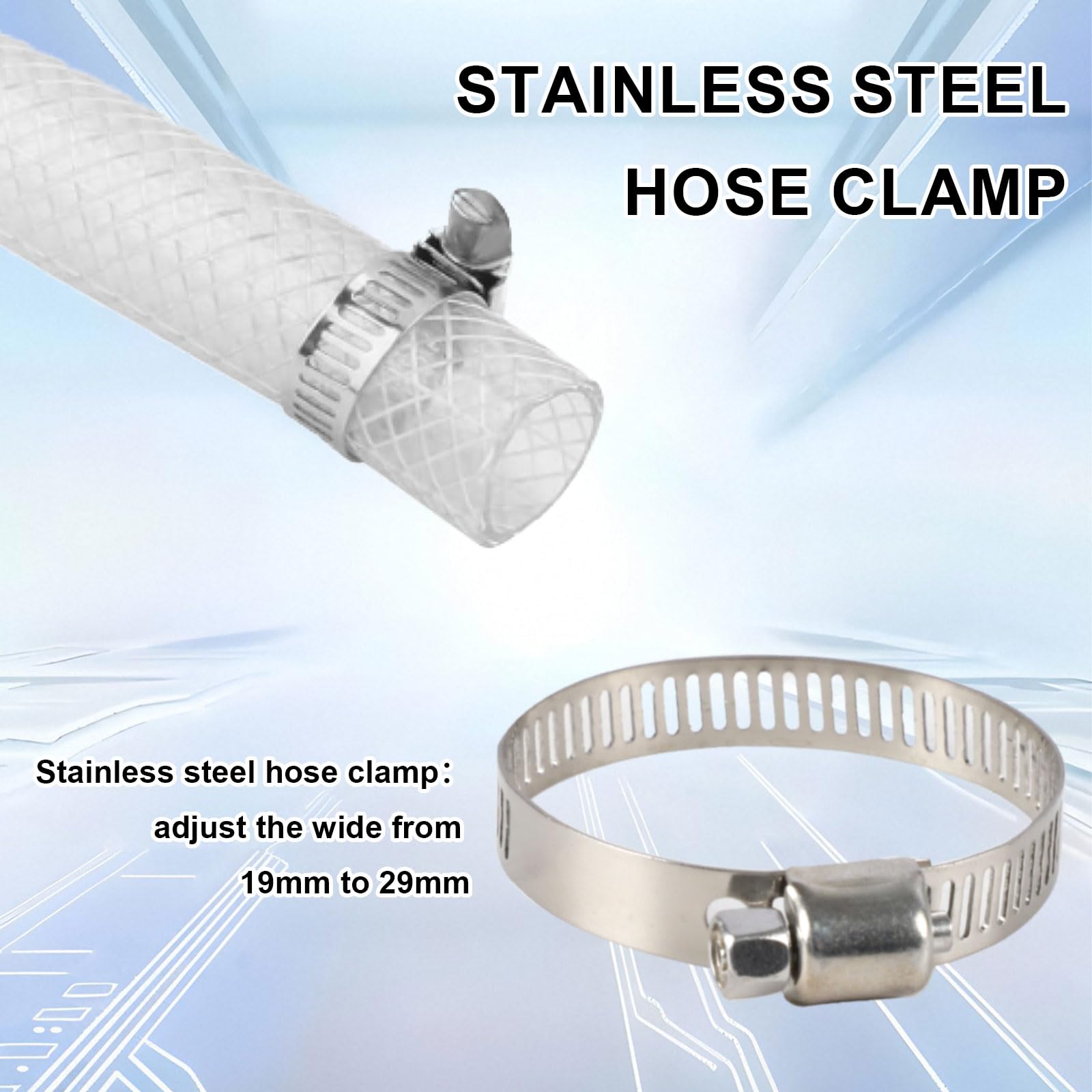 APVOK pool drain hose adapter ready for garden hose connections