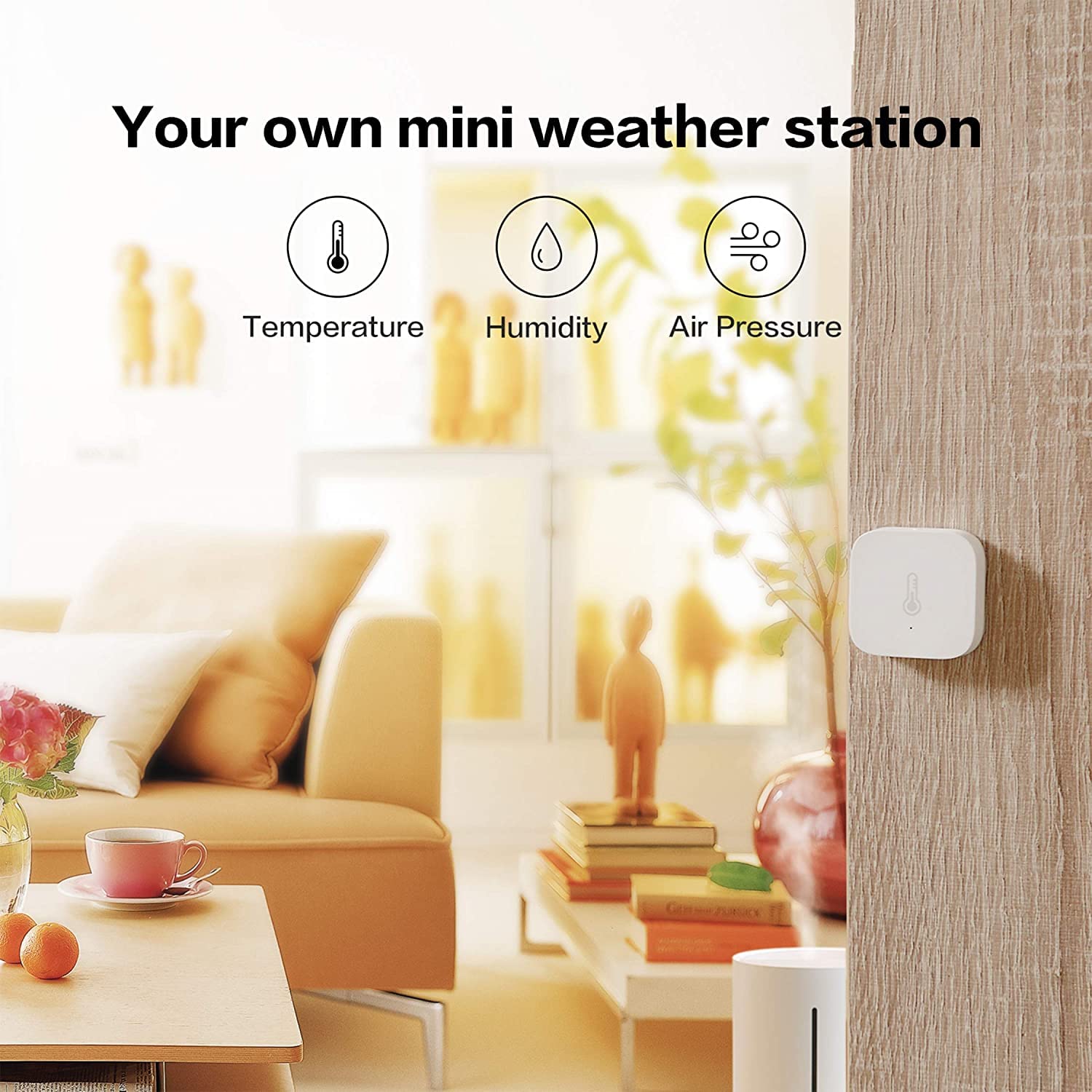 Aqara installation closeup highlights a secure Zigbee connection within range.