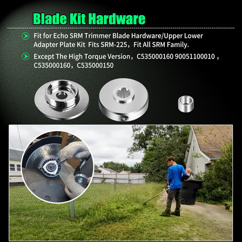AQBB blade kit hardware components for Echo SRM assembly parts enable easy maintenance.