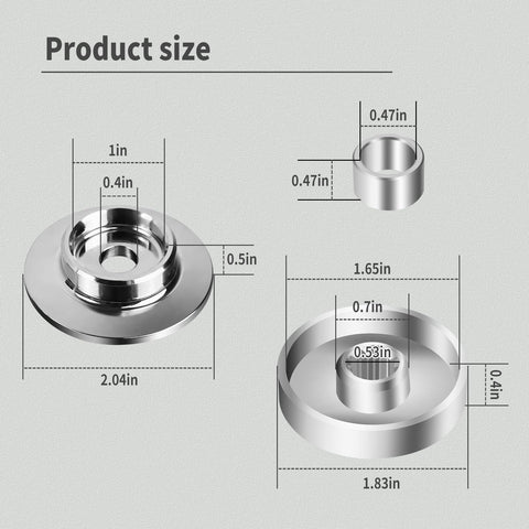 AQBB blade kit hardware for Echo SRM lower adapter ensures stable mounting.