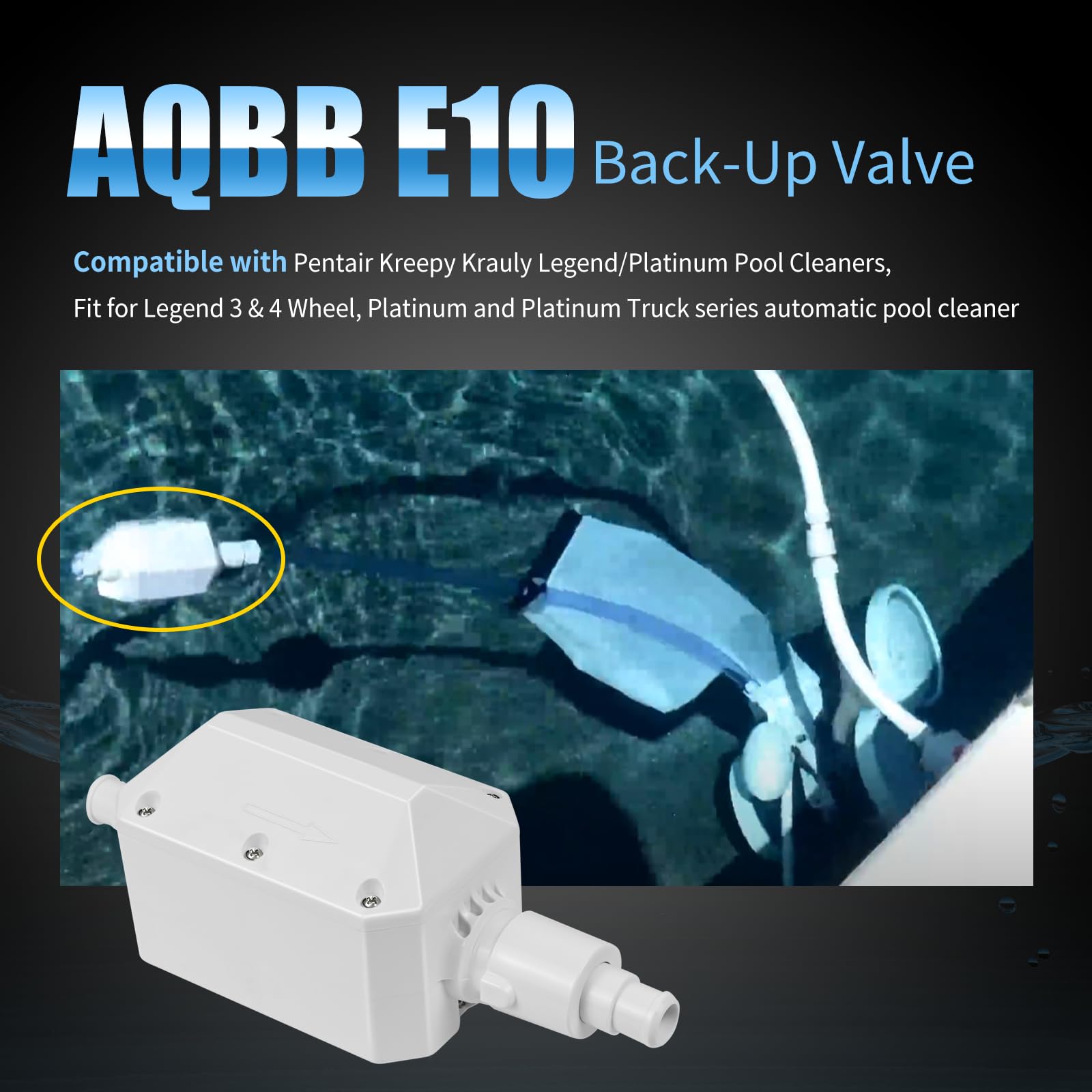 AQBB E10 back-up valve for Platinum Truck series showing fit and durability