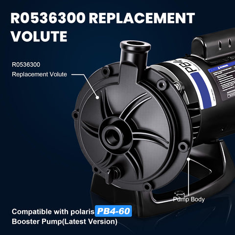 AQOVOR PB4-60 booster pump assembly showing compatibility and rugged build.