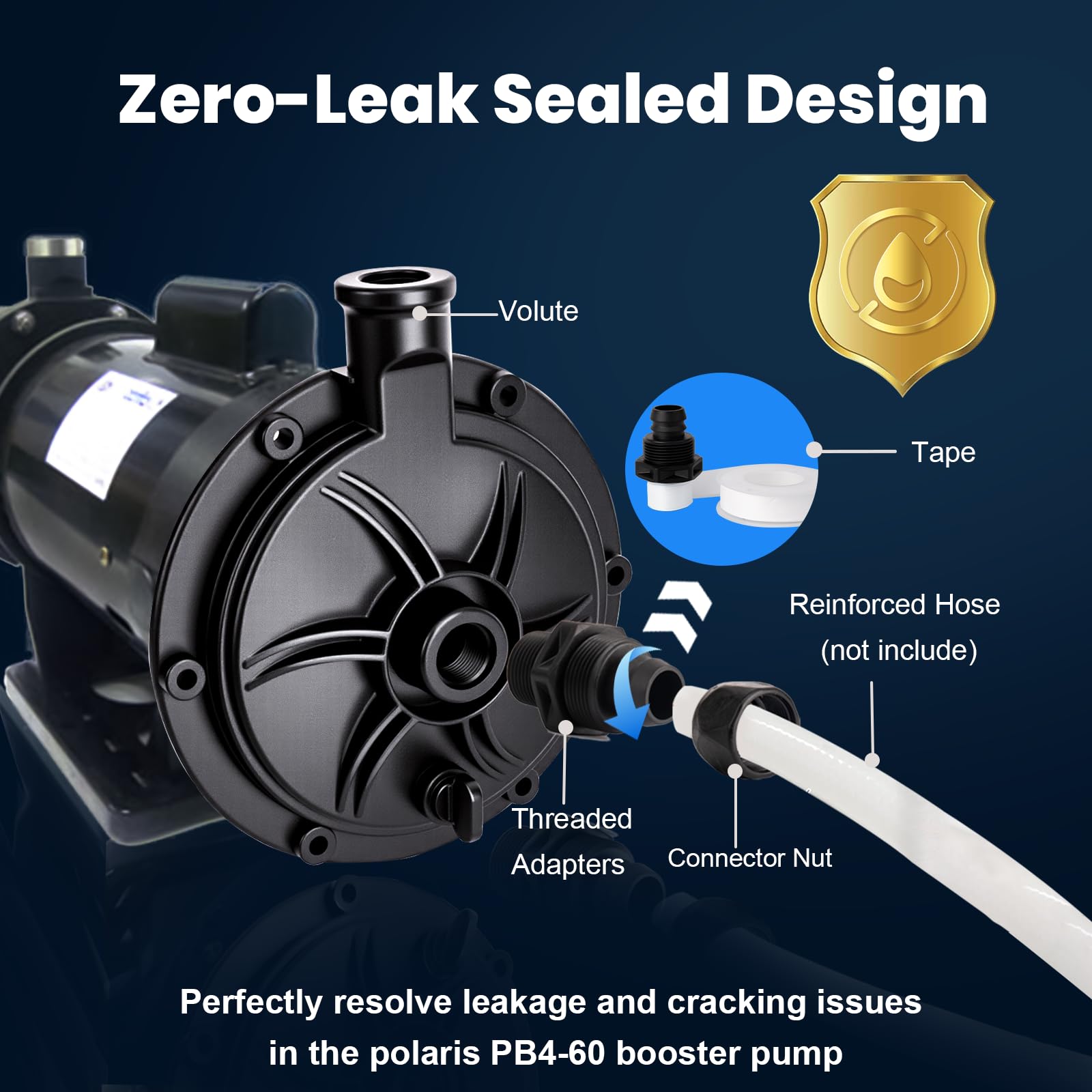 AQOVOR R0536600 O-ring seal detail for leak prevention.