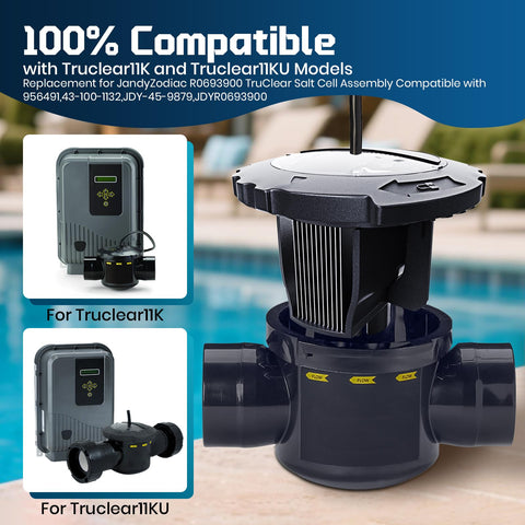 AQOVOR salt cell designed for TRUCLEAR11K compatibility, delivering steady output in TruClear systems.