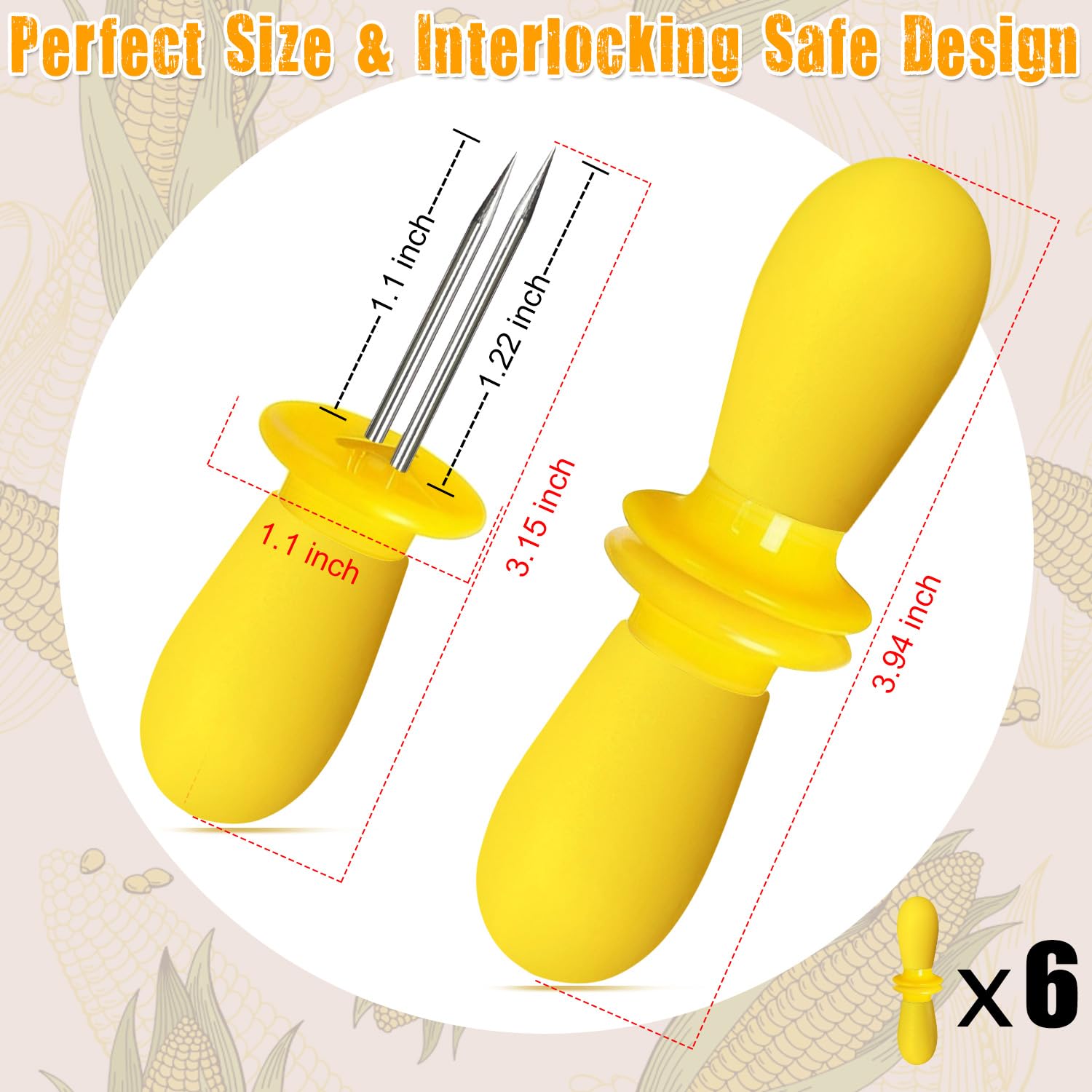 AQRINGO interlocking design keeps pins tucked away when not in use