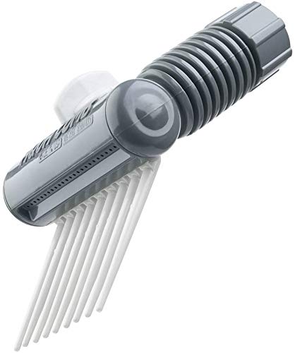 Aqua Comb removes leaves and debris from spa filter cartridges.