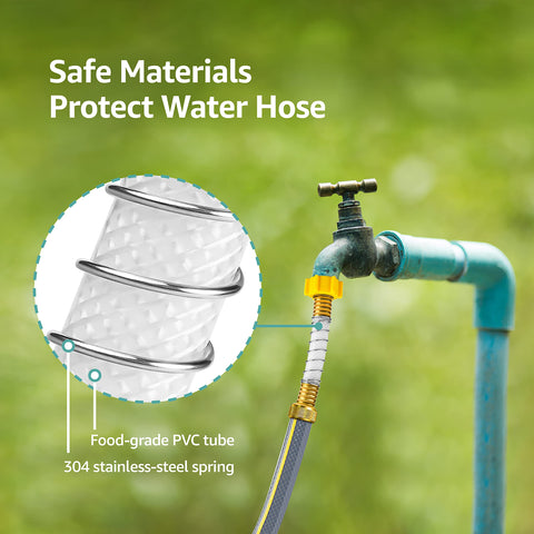 AQUA CREST stainless-steel spring detail for durability and flexibility.