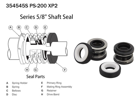 Aqua-Flo Pond-Flo shaft seal replacement kit