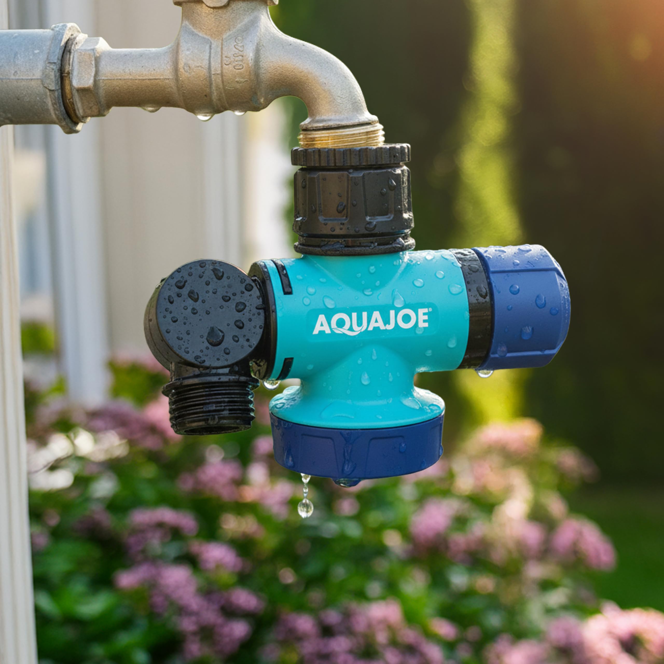 Aqua Joe hose-to-faucet converter provides secure connections for efficiency