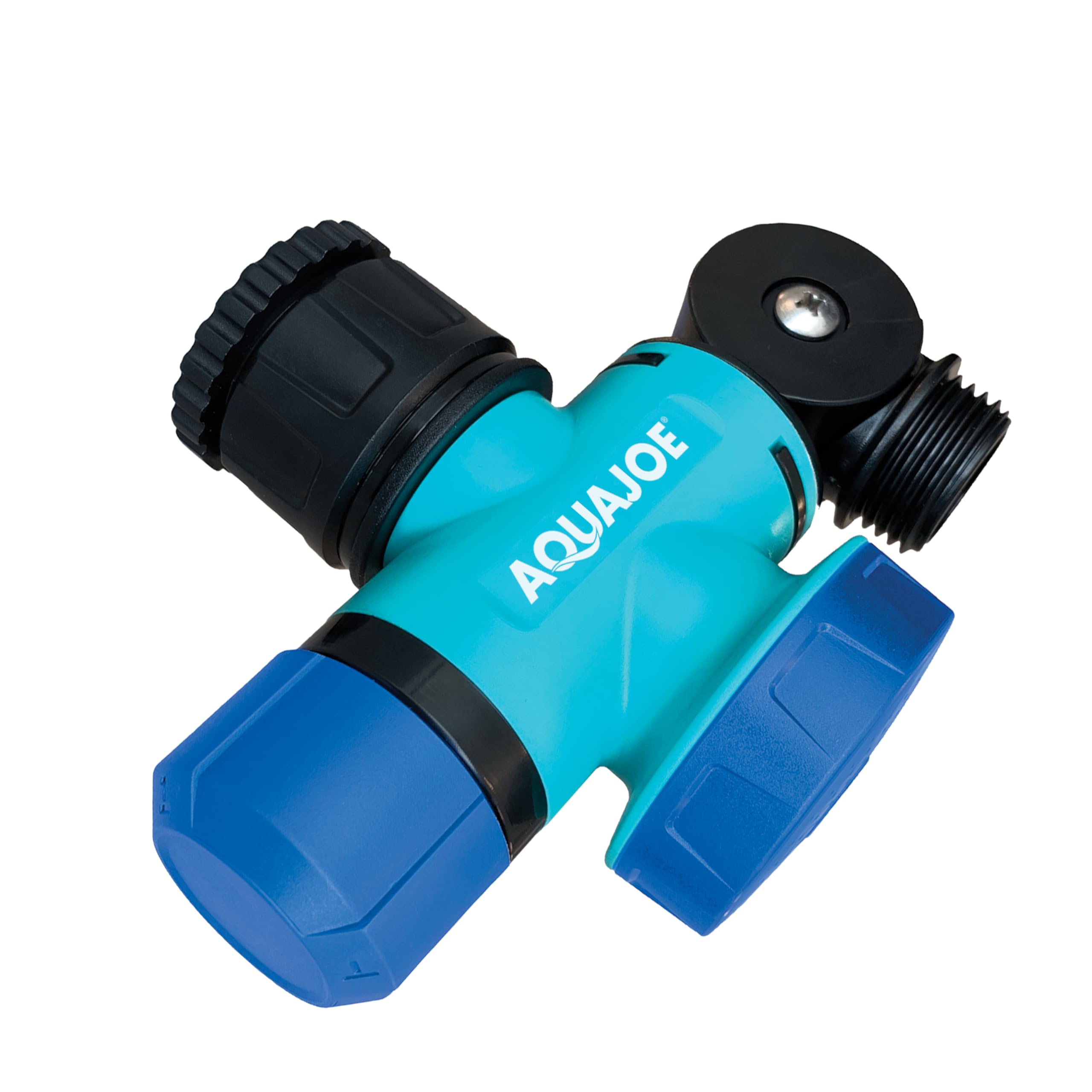 Aqua Joe pivoting hose adapter reduces kinks for better yard watering