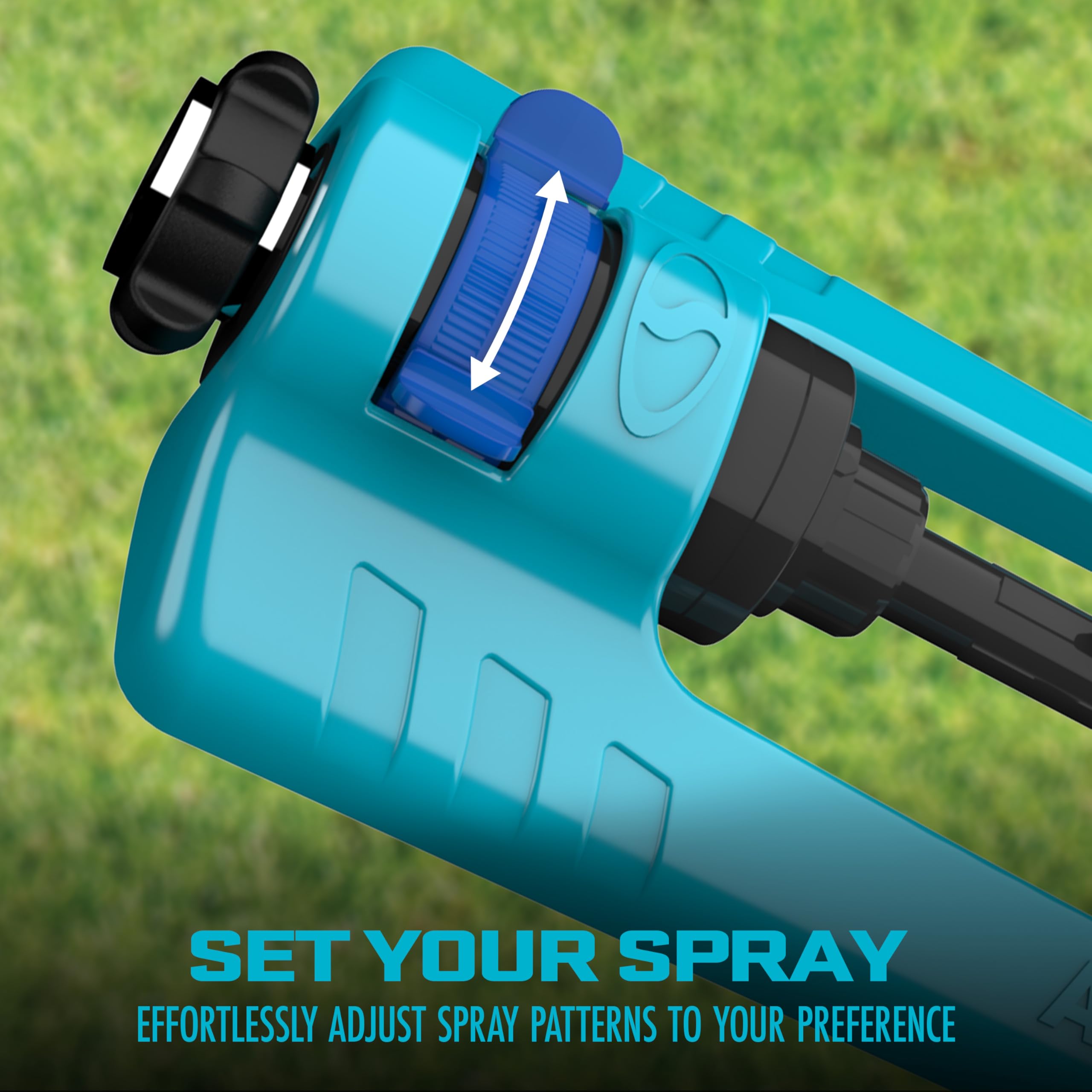 Aqua Joe SJI-OMS16 16 clog-resistant nozzles for consistent spray.