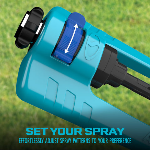 Aqua Joe SJI-OMS16 16 clog-resistant nozzles for consistent spray.
