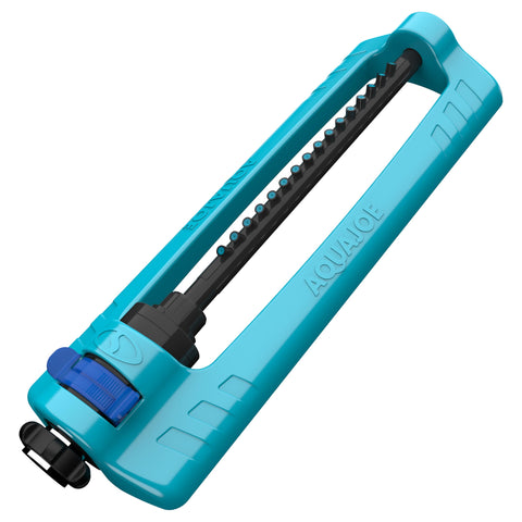 Aqua Joe SJI-OMS16 oscillating sprinkler provides uniform lawn coverage.