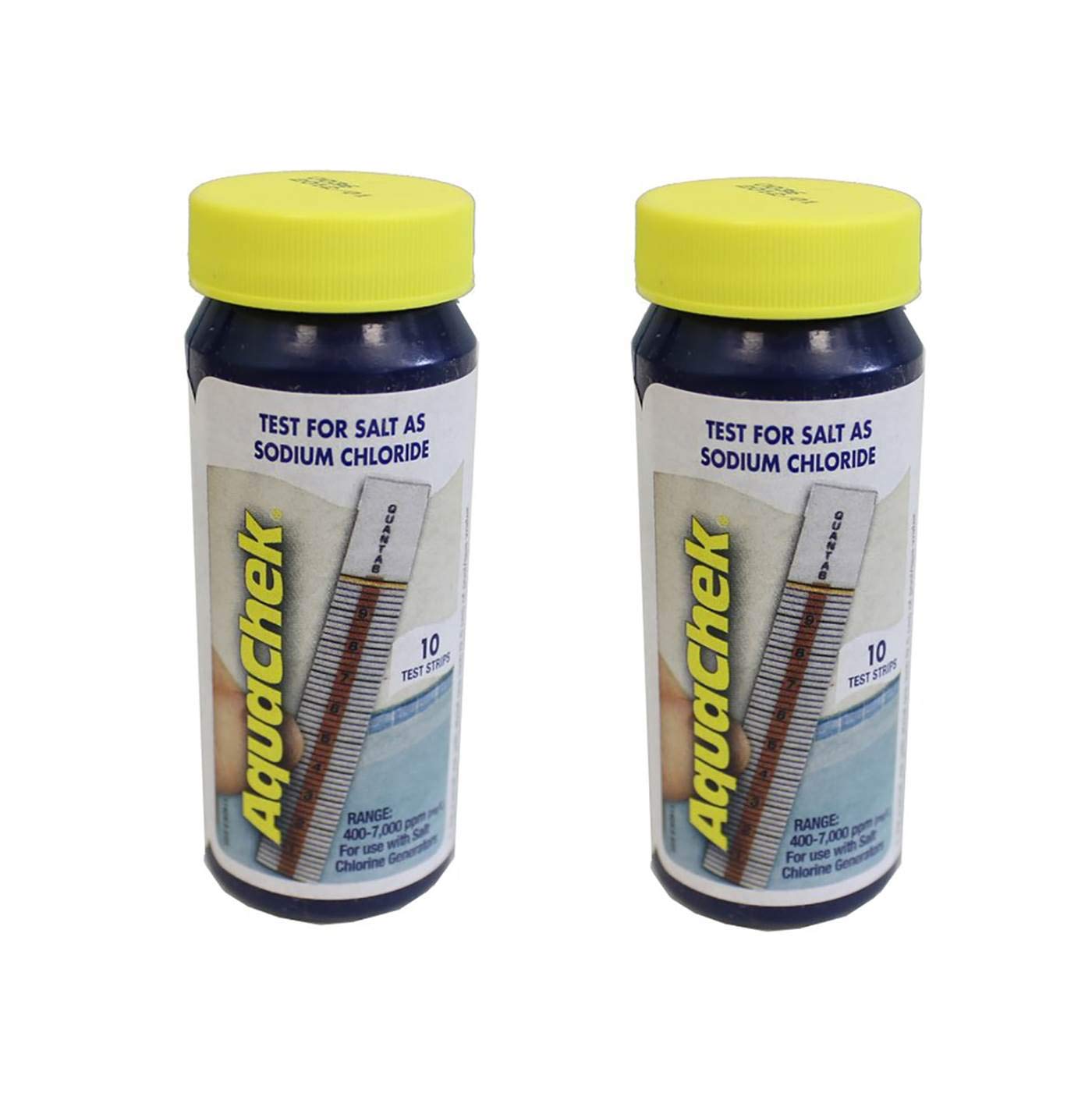 AquaChek being used poolside for fast salt readings