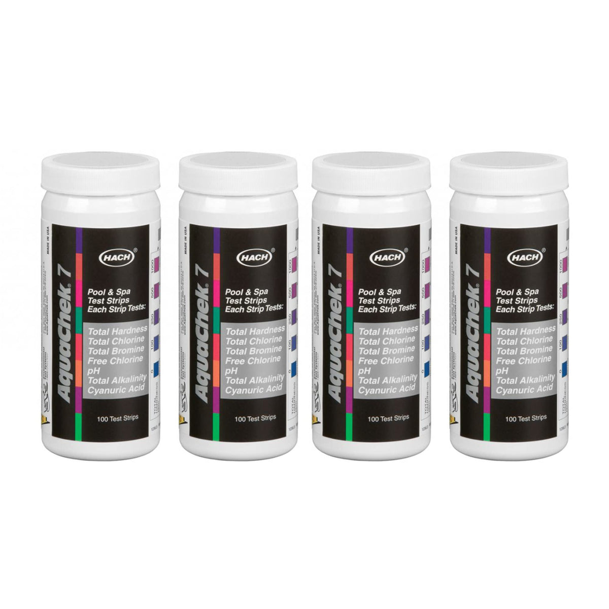 AquaChek Pro Silver test strips read pool chemistry quickly for accurate balancing.