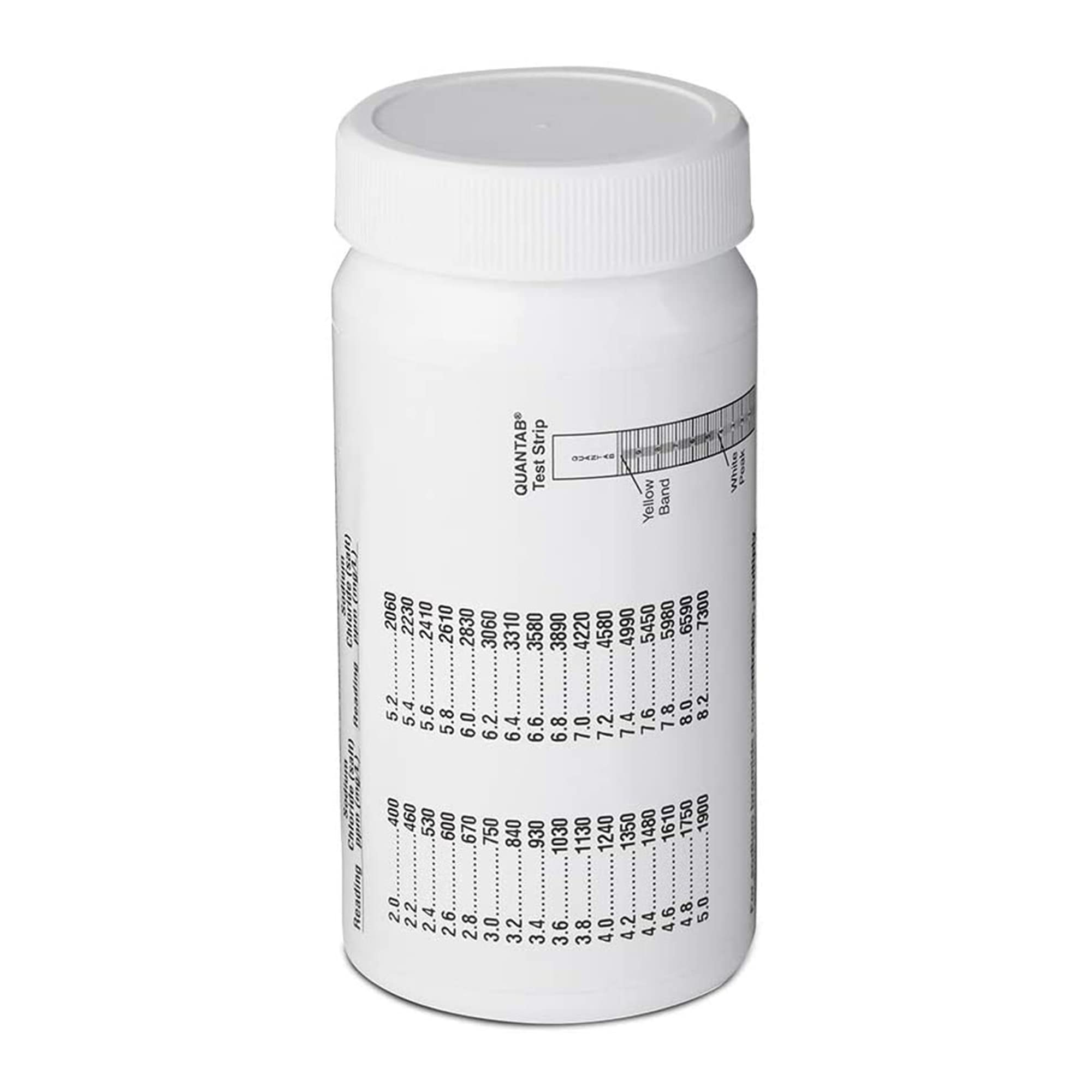 AquaChek Salt Titrator color-chart close-up aiding quick pool maintenance.