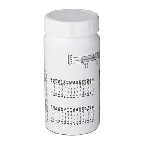 AquaChek Salt Titrator color-chart close-up aiding quick pool maintenance.