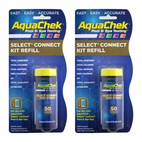 AquaChek Select 7-in-1 test strip refill for quick pool water analysis