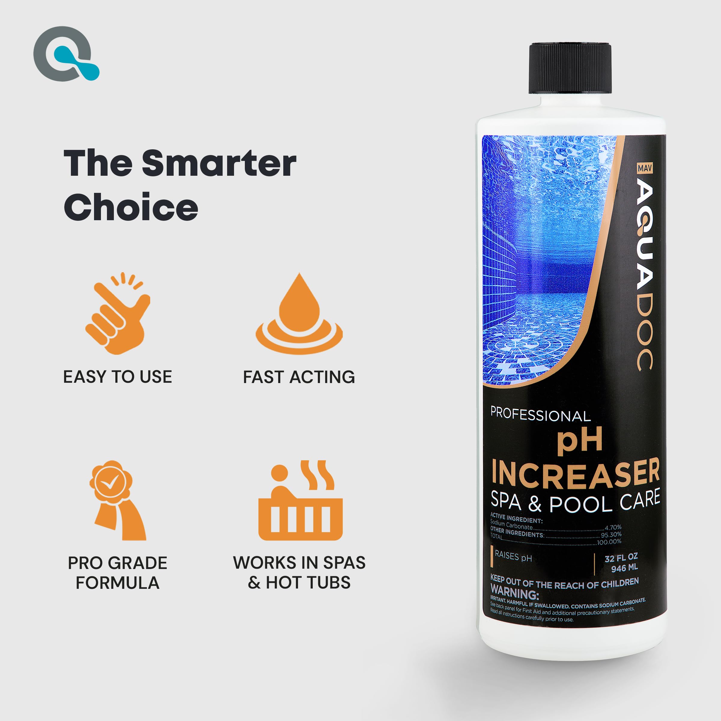 AquaDoc label confirms Made in USA manufacturing for consistency