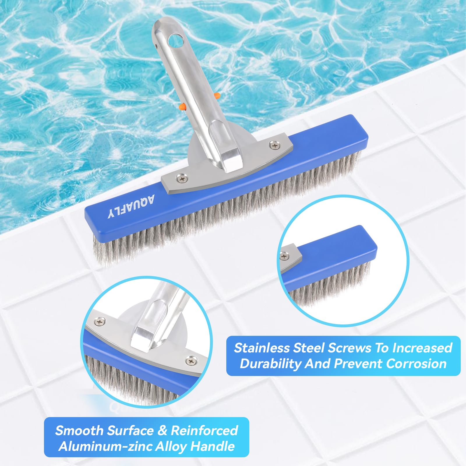 AQUAFLY easy pole attachment and lock system for quick setup.
