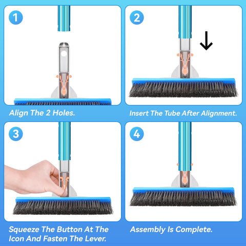 AQUAFLY multi-purpose cleaning tool for tiles, steps, and pool surfaces.