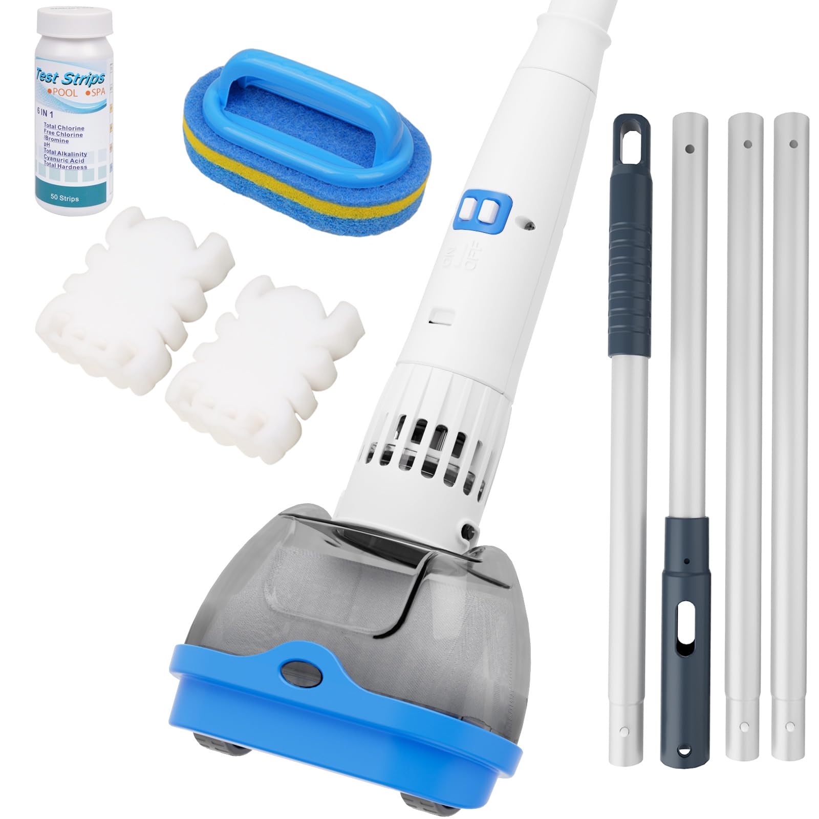 AQUAFYSH all-in-one vacuum with magnetic drive for longer lifespan and efficiency.