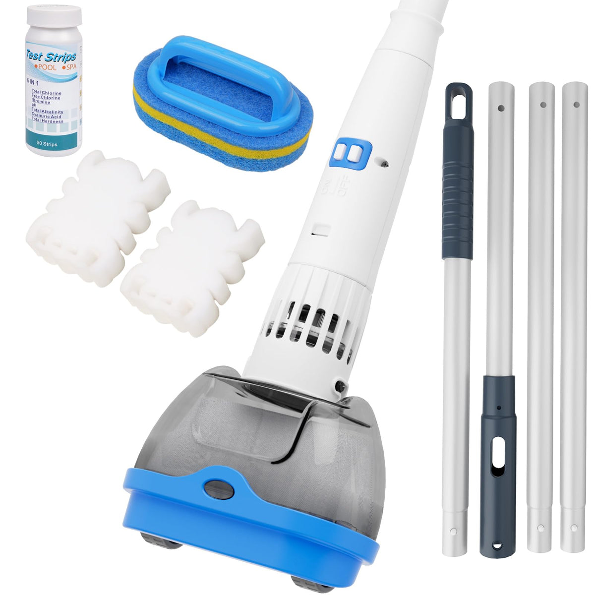 AQUAFYSH all-in-one vacuum with magnetic drive for longer lifespan and efficiency.