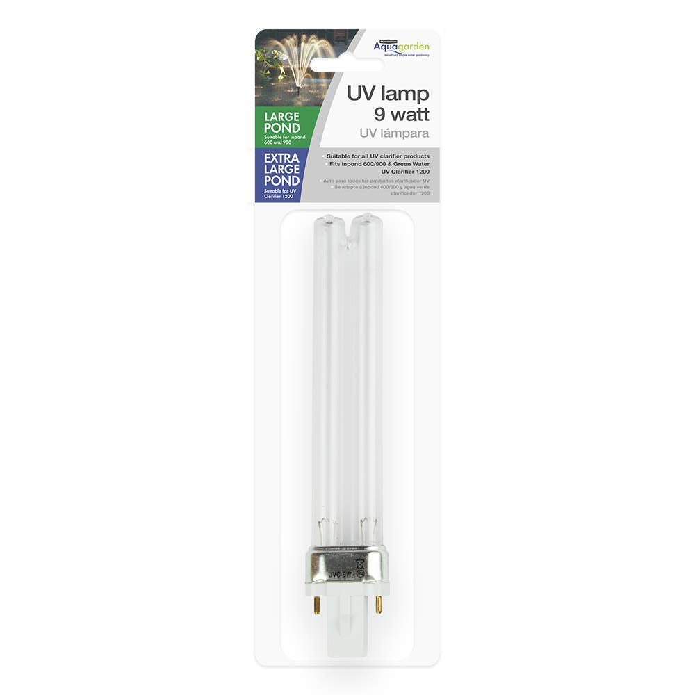 Pennington UVC lamp 9W installed, compatible with Aquagarden 600 model.