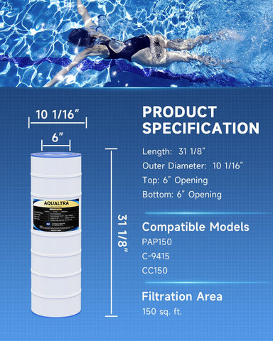 AQUALTRA pool filter Ultral-C4 compatibility for efficient filtration