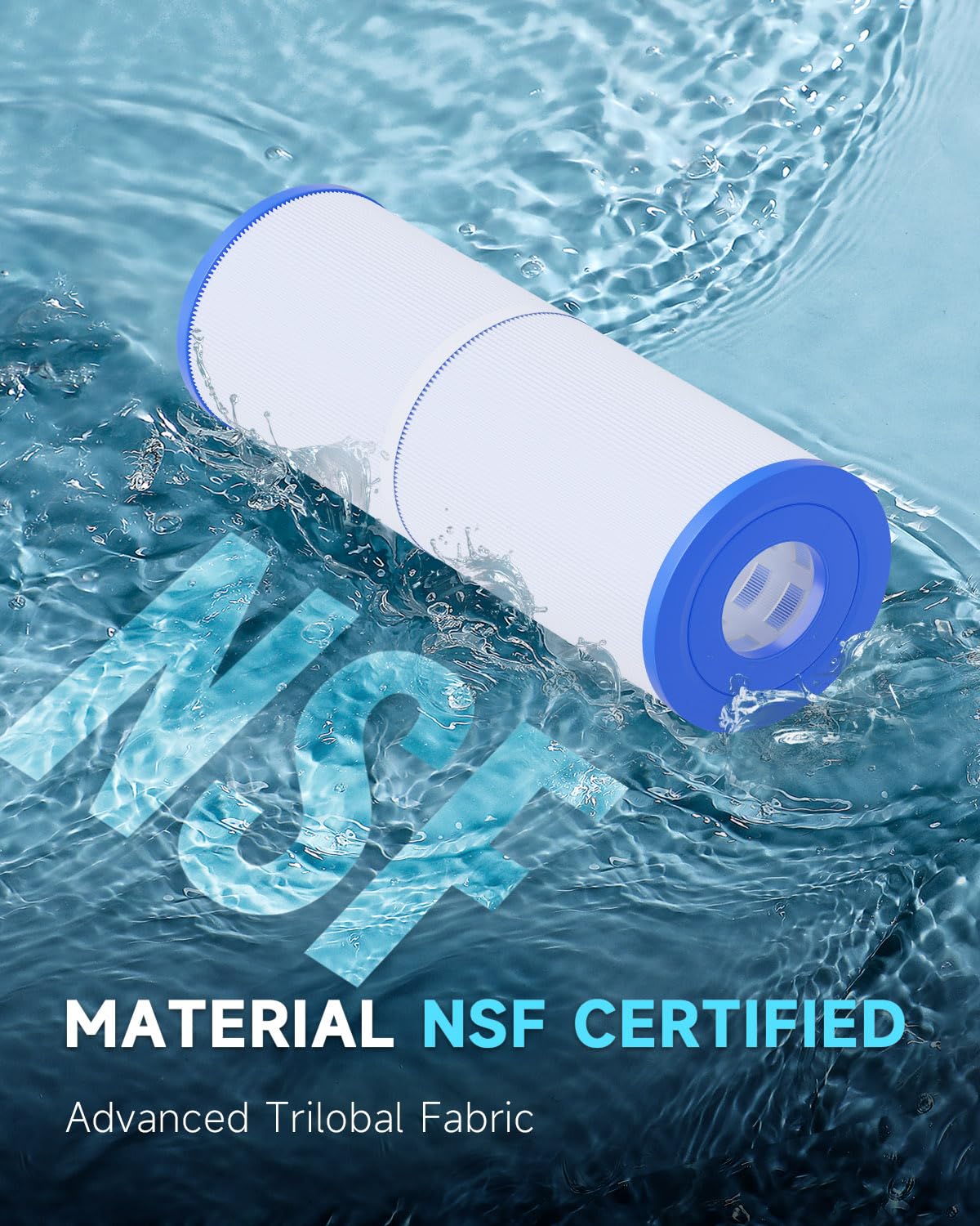AQUALTRA PRB25IN packaging highlights compatibility with popular spa models