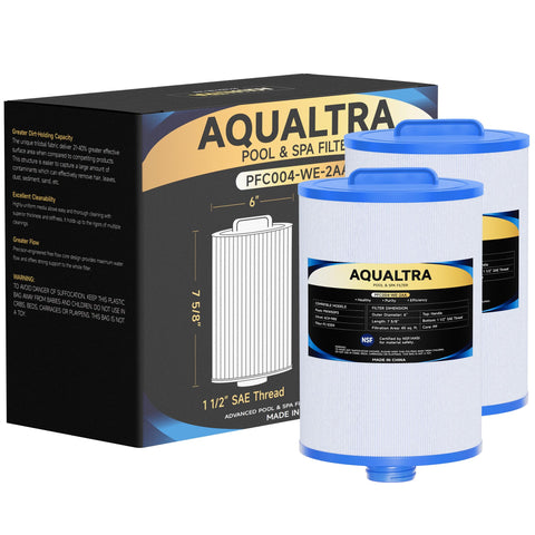 AQUALTRA 6CH-940 spa filter with circular handle for quick secure installation.
